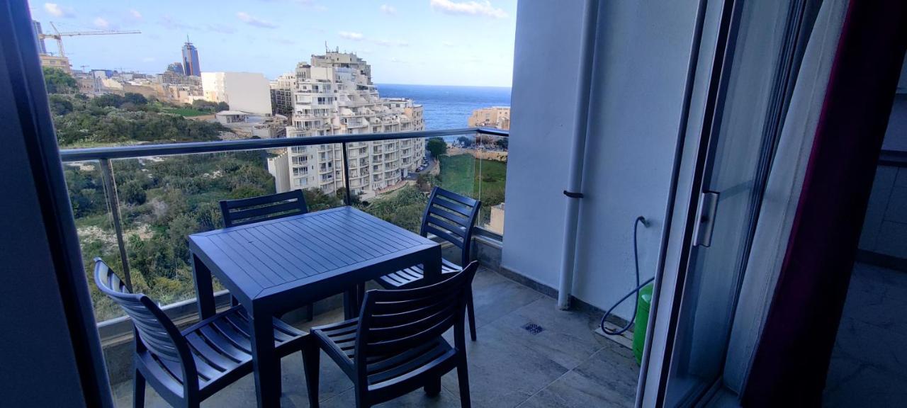 Sea View Apartment 2 Bedrooms 2 Bathrooms, 2 Minutes Away From The Sea San Ġiljan Exterior foto