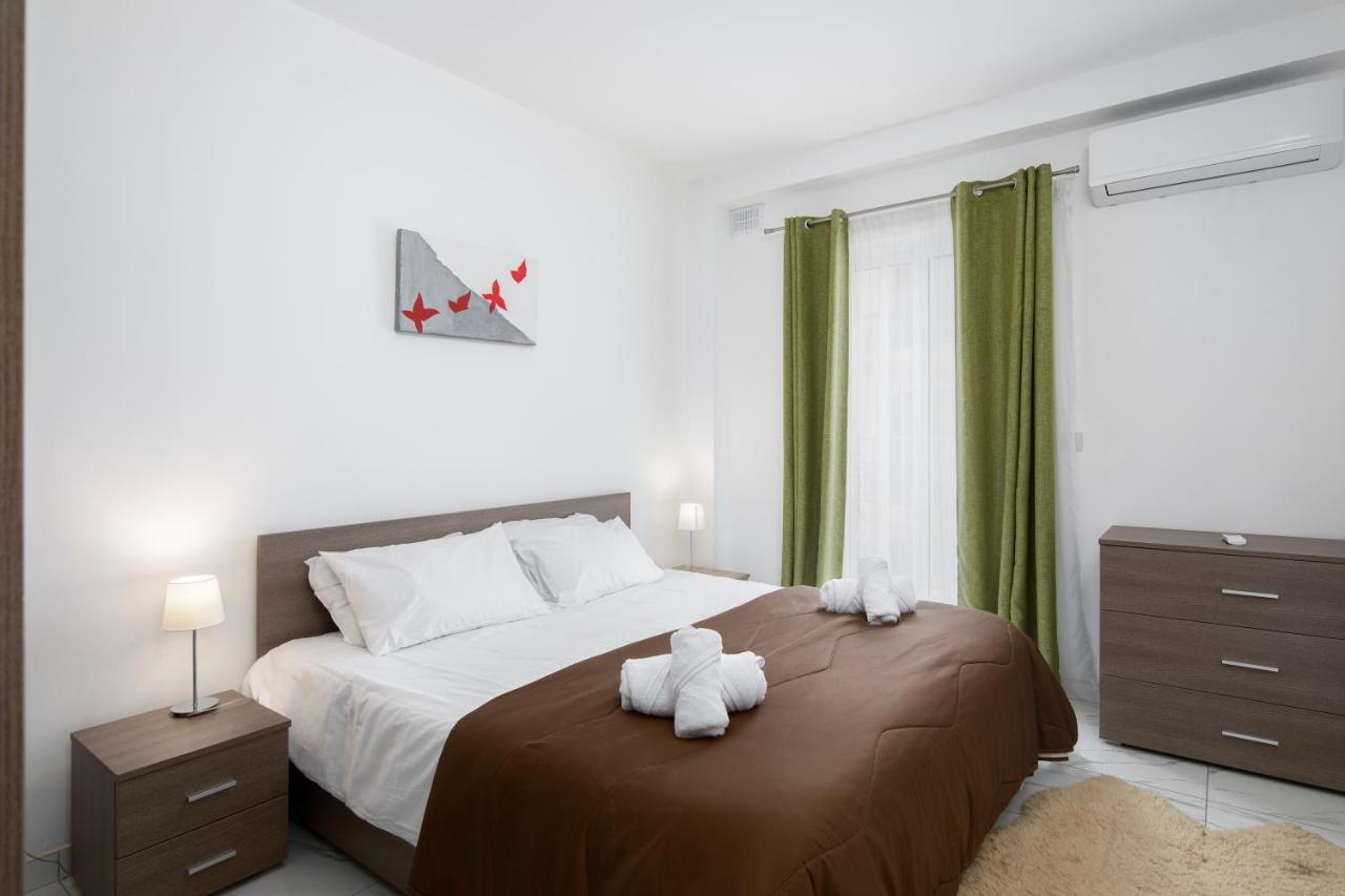 Sea View Apartment 2 Bedrooms 2 Bathrooms, 2 Minutes Away From The Sea San Ġiljan Exterior foto