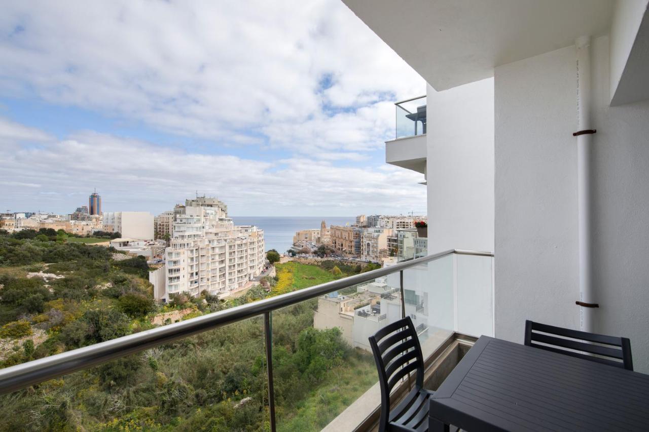 Sea View Apartment 2 Bedrooms 2 Bathrooms, 2 Minutes Away From The Sea San Ġiljan Exterior foto