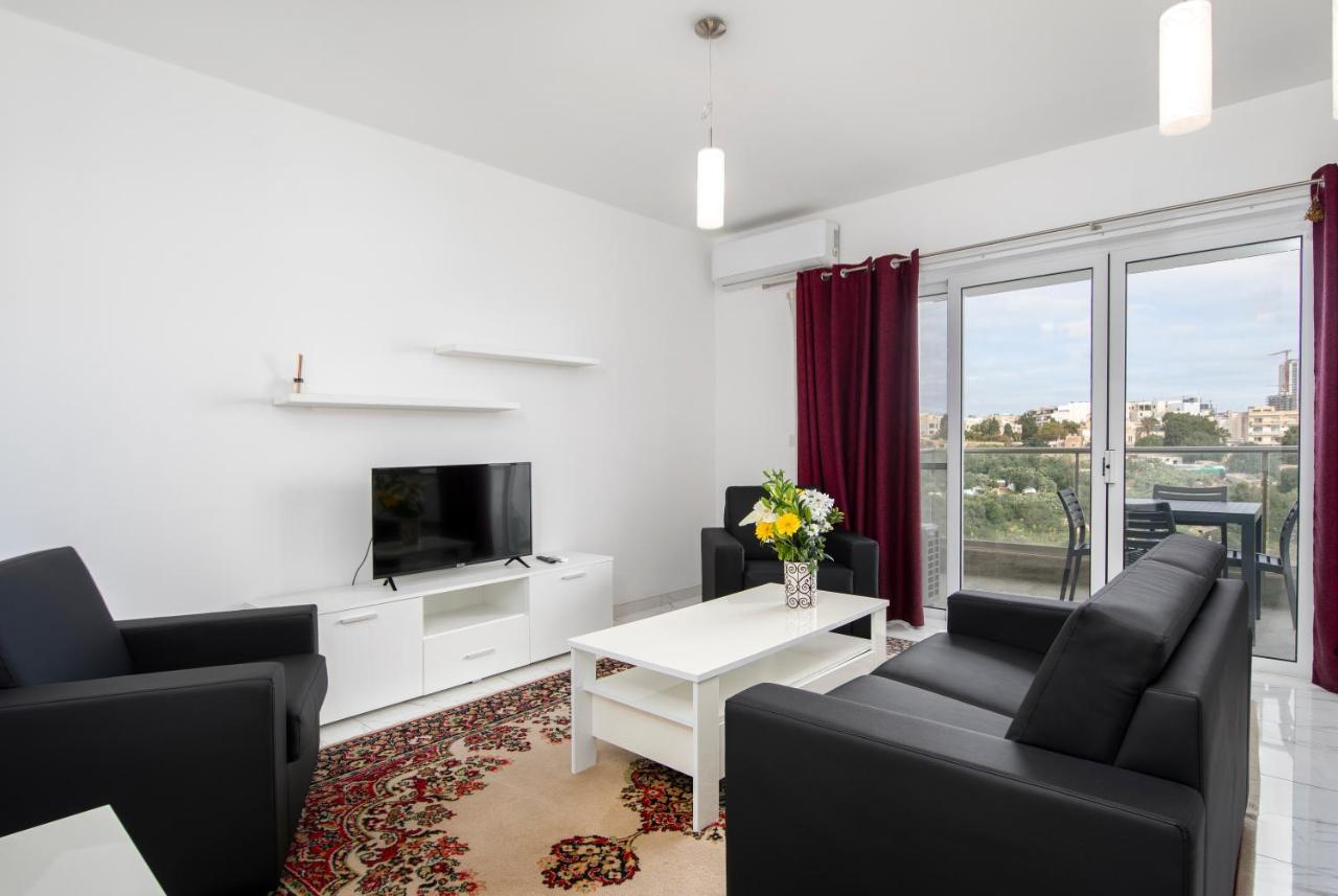 Sea View Apartment 2 Bedrooms 2 Bathrooms, 2 Minutes Away From The Sea San Ġiljan Exterior foto