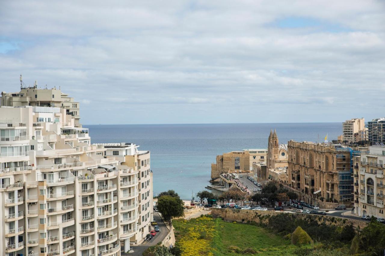 Sea View Apartment 2 Bedrooms 2 Bathrooms, 2 Minutes Away From The Sea San Ġiljan Exterior foto
